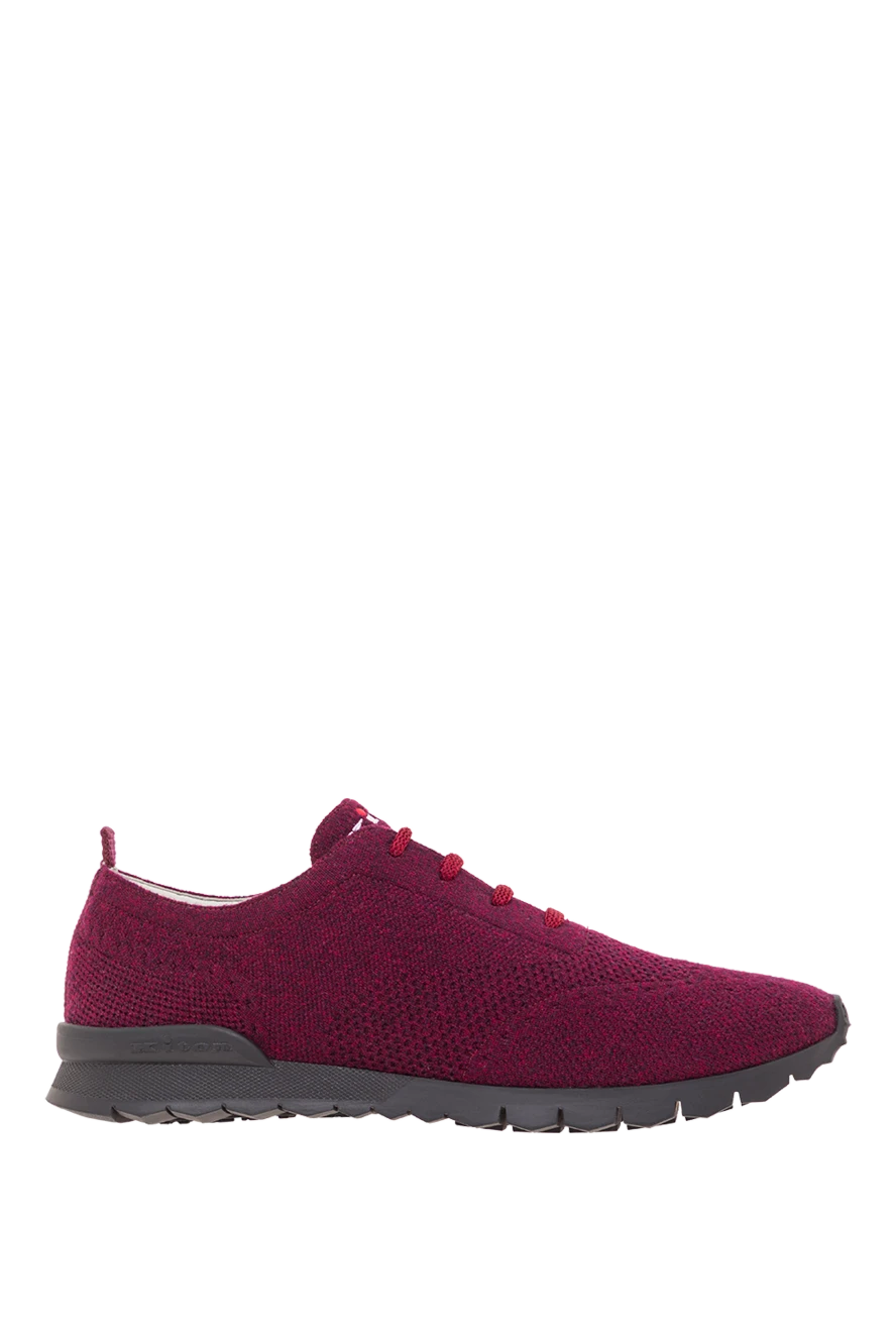 Kiton sneakers made of viscose burgundy for men 161776 - photo 1