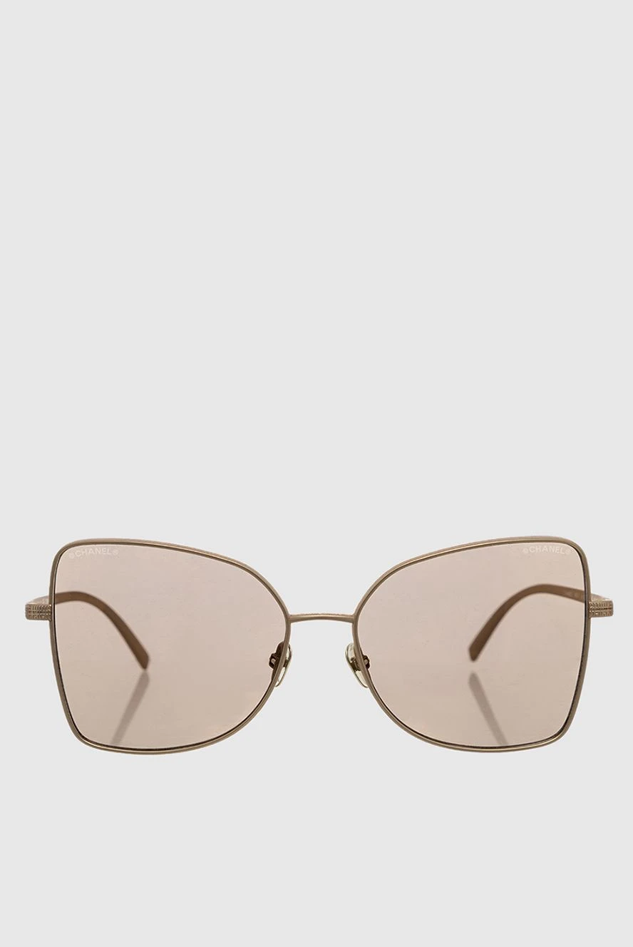Chanel woman beige plastic and metal glasses for women buy with prices and photos 162211 - photo 1