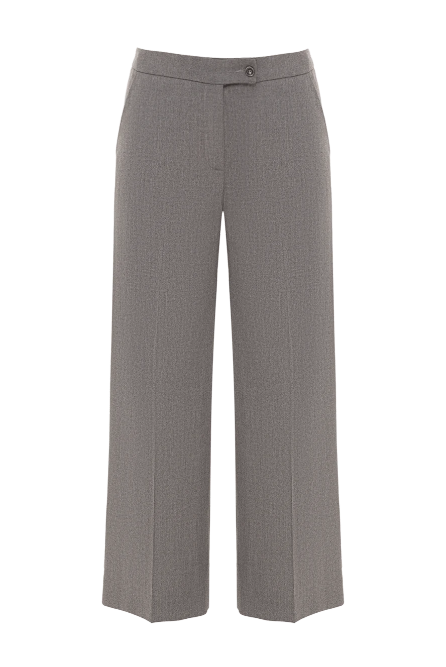 Rocco Ragni штани жіночі класичні сірі вільного крою 162304 - фото 1