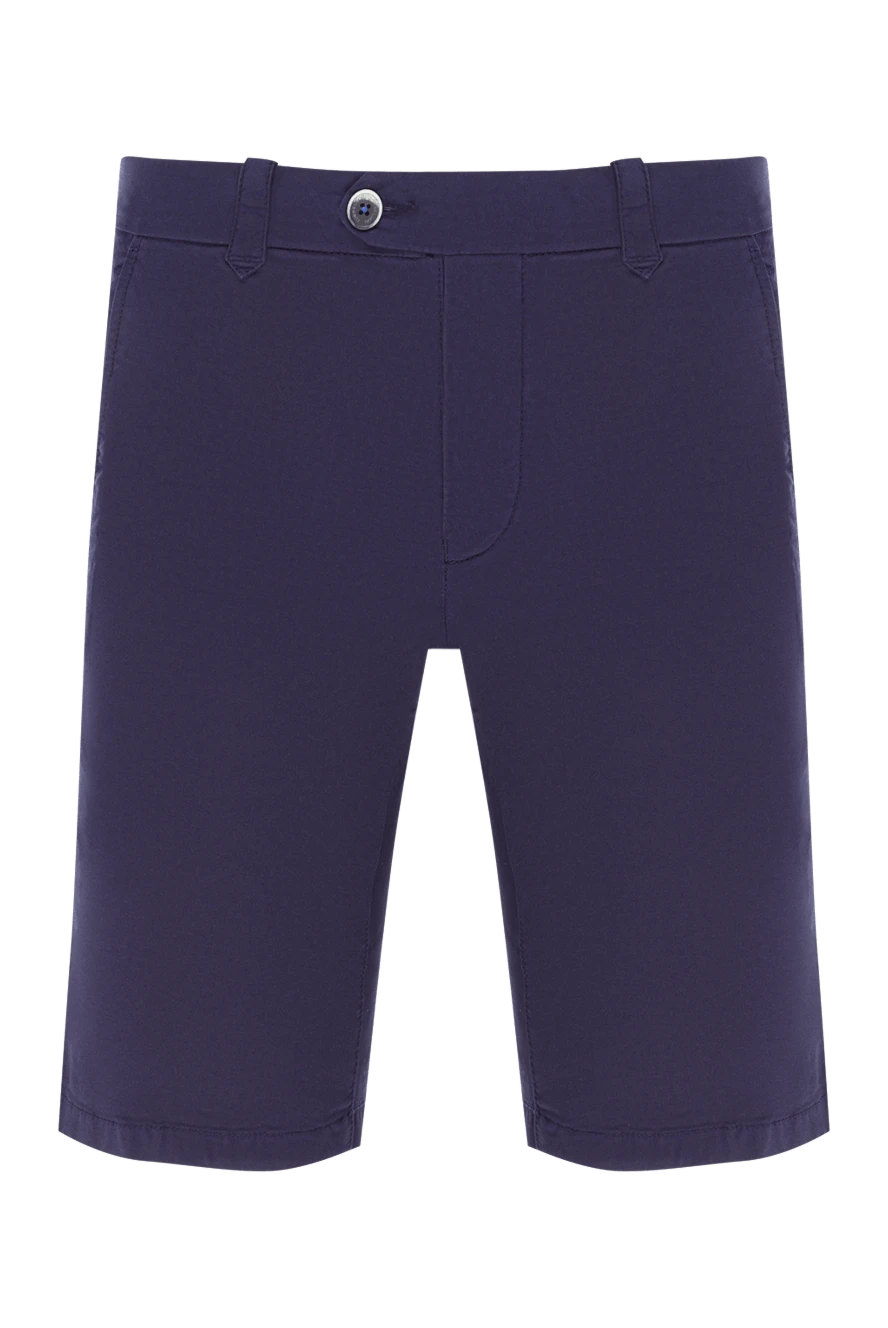 Corneliani shorts made of smooth cotton with added elastane in ultramarine tone 162603 - photo 1