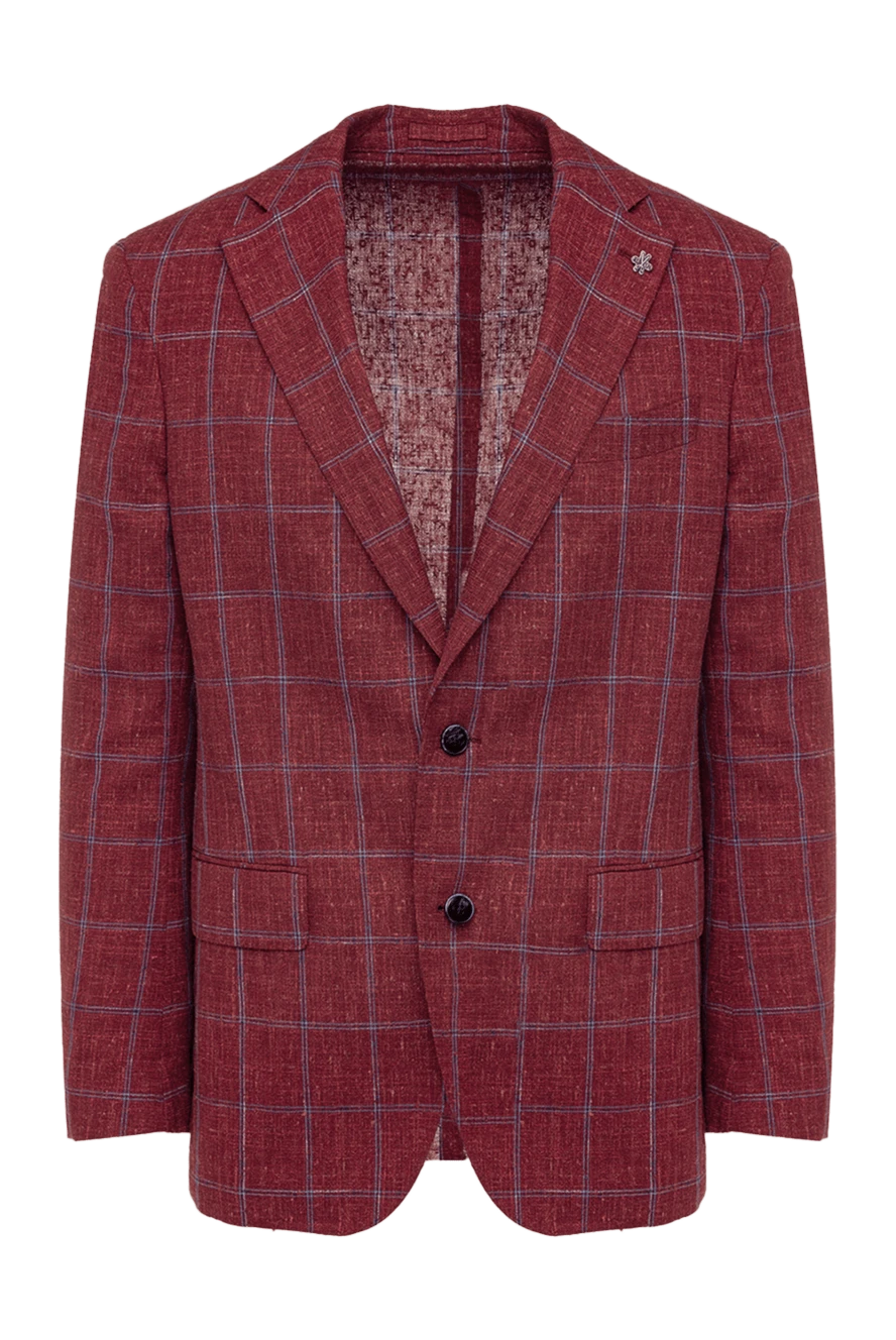 Lubiam man men's burgundy jacket 162699 - photo 1