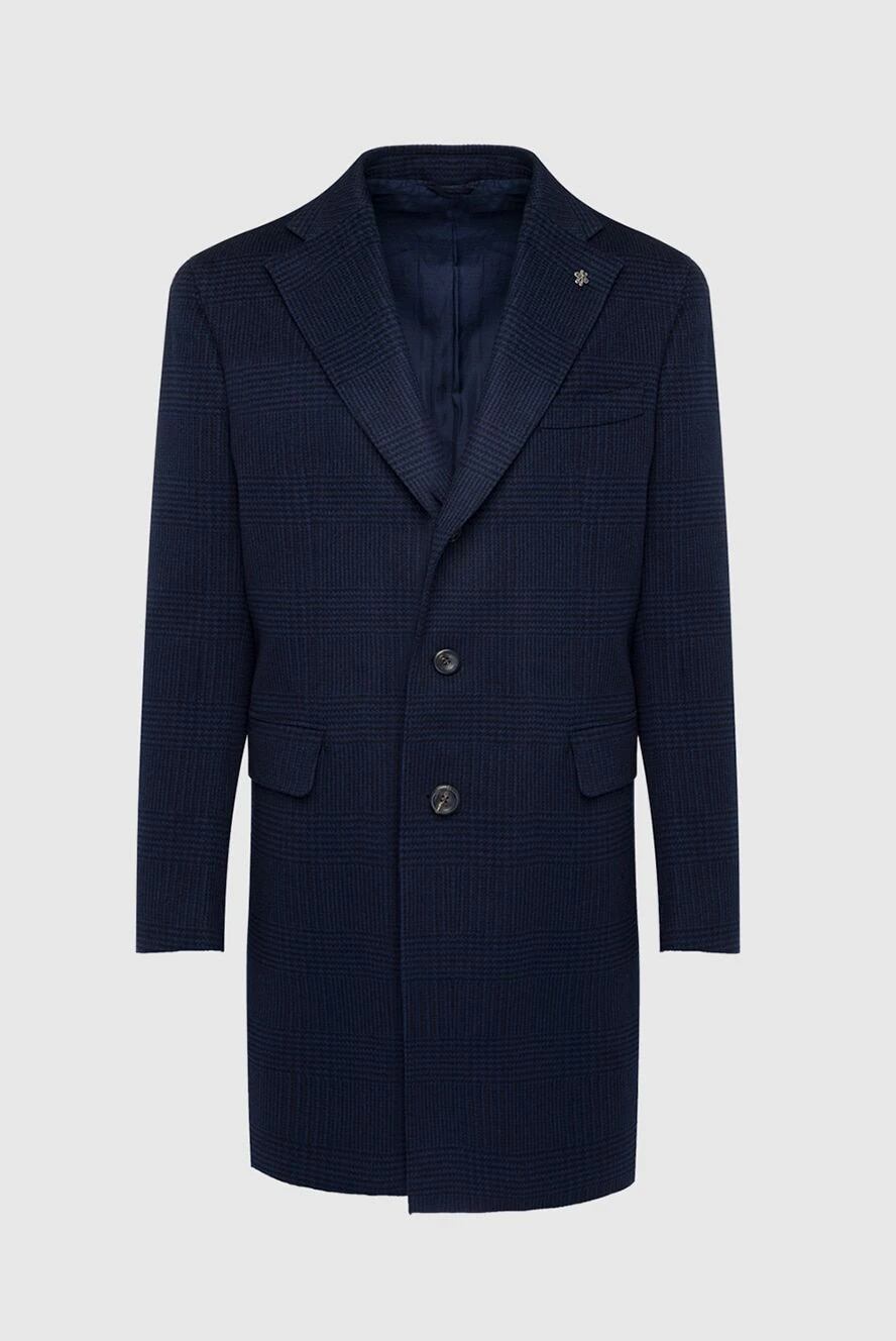 Lubiam мужские пальто из шерсти и кашемира синее мужское купить с ценами и фото 162749