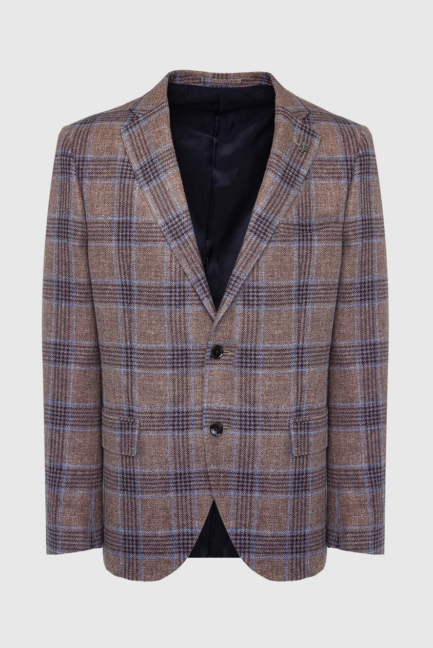 Lubiam мужские пиджак коричневые мужской купить с ценами и фото 162771 - фото 1