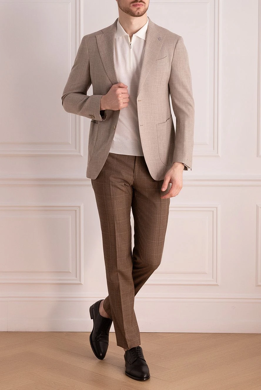 Lubiam man beige jacket for men buy with prices and photos 162775 - photo 2
