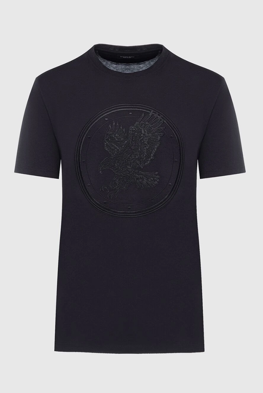 Stefano Ricci t-shirt made of cotton and modal black men's 162830 - photo 1