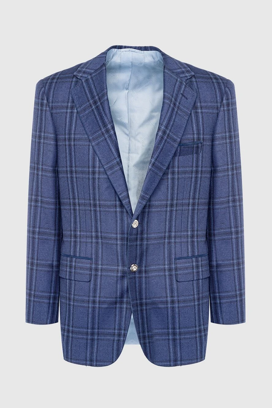 Stefano Ricci blue wool and cashmere jacket for men 162911 - photo 1