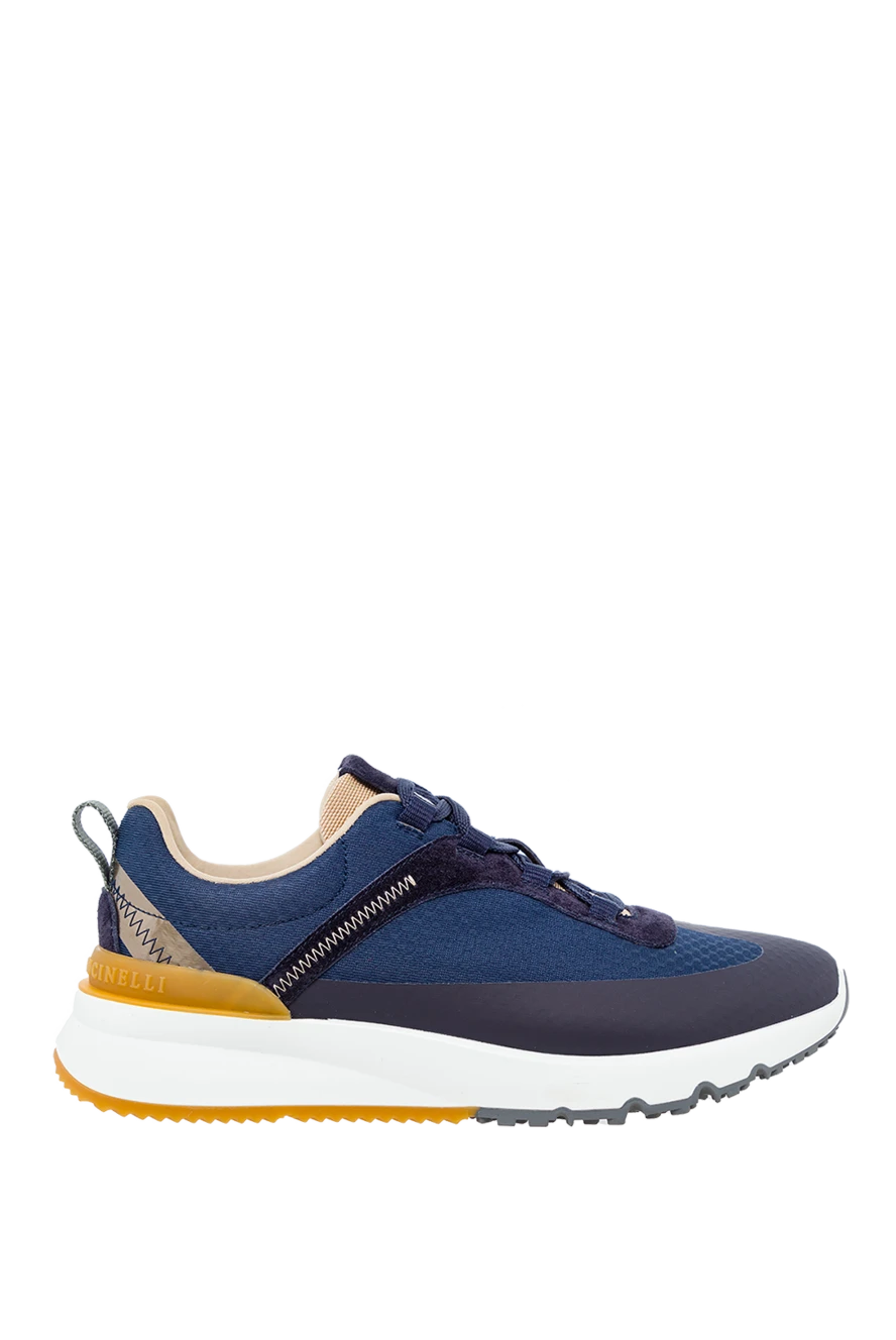 Brunello Cucinelli кросівки сині чоловічі 163070 - фото 1