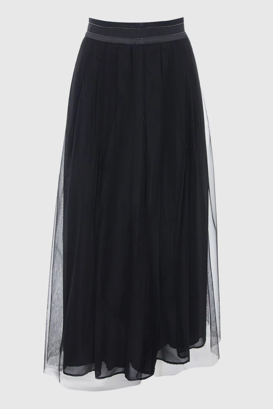 Peserico женские юбка из полиэстера черная женская купить с ценами и фото 163375 - фото 1