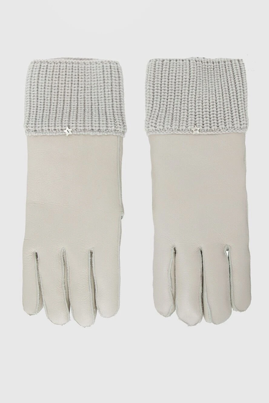 Lorena Antoniazzi женские перчатки серые женские купить с ценами и фото 163520 - фото 1