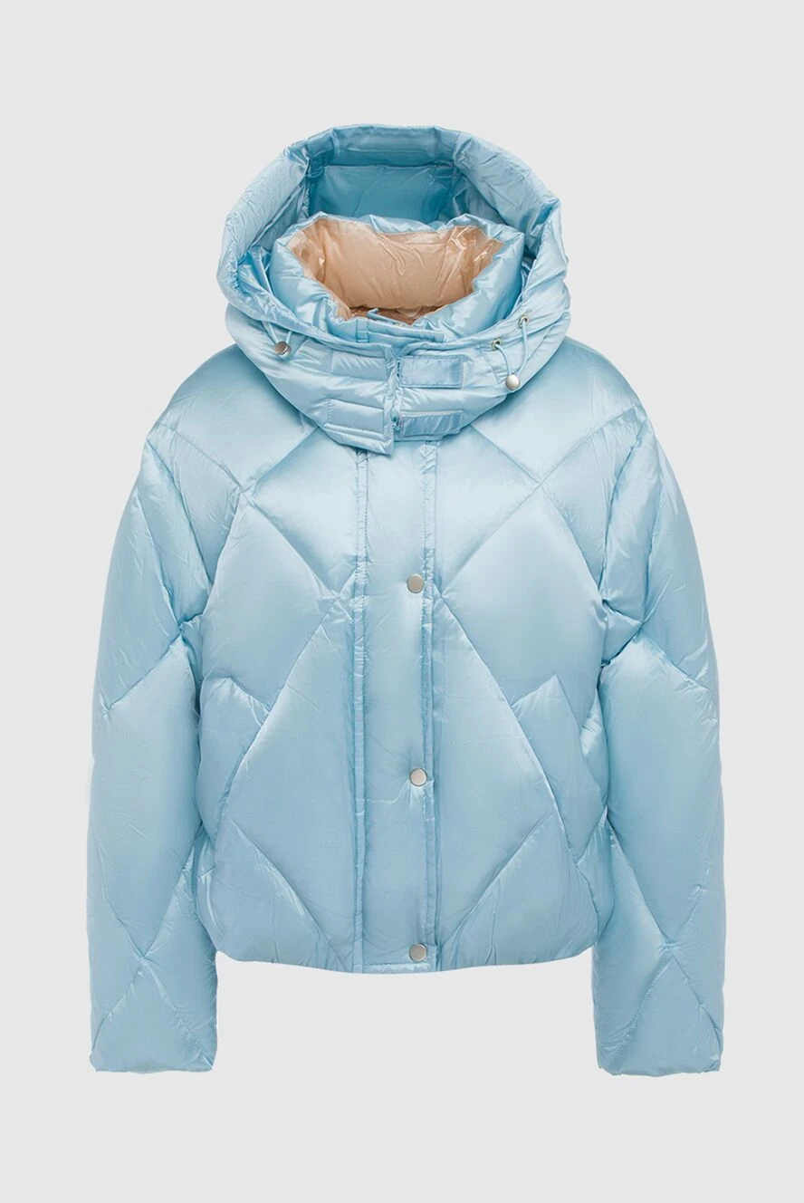 Nicole Benisti пуховик из нейлона голубой женский 163686 - фото 1