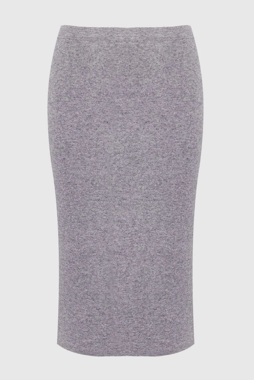 Re Vera женские юбка из кашемира серая женская купить с ценами и фото 163743 - фото 1
