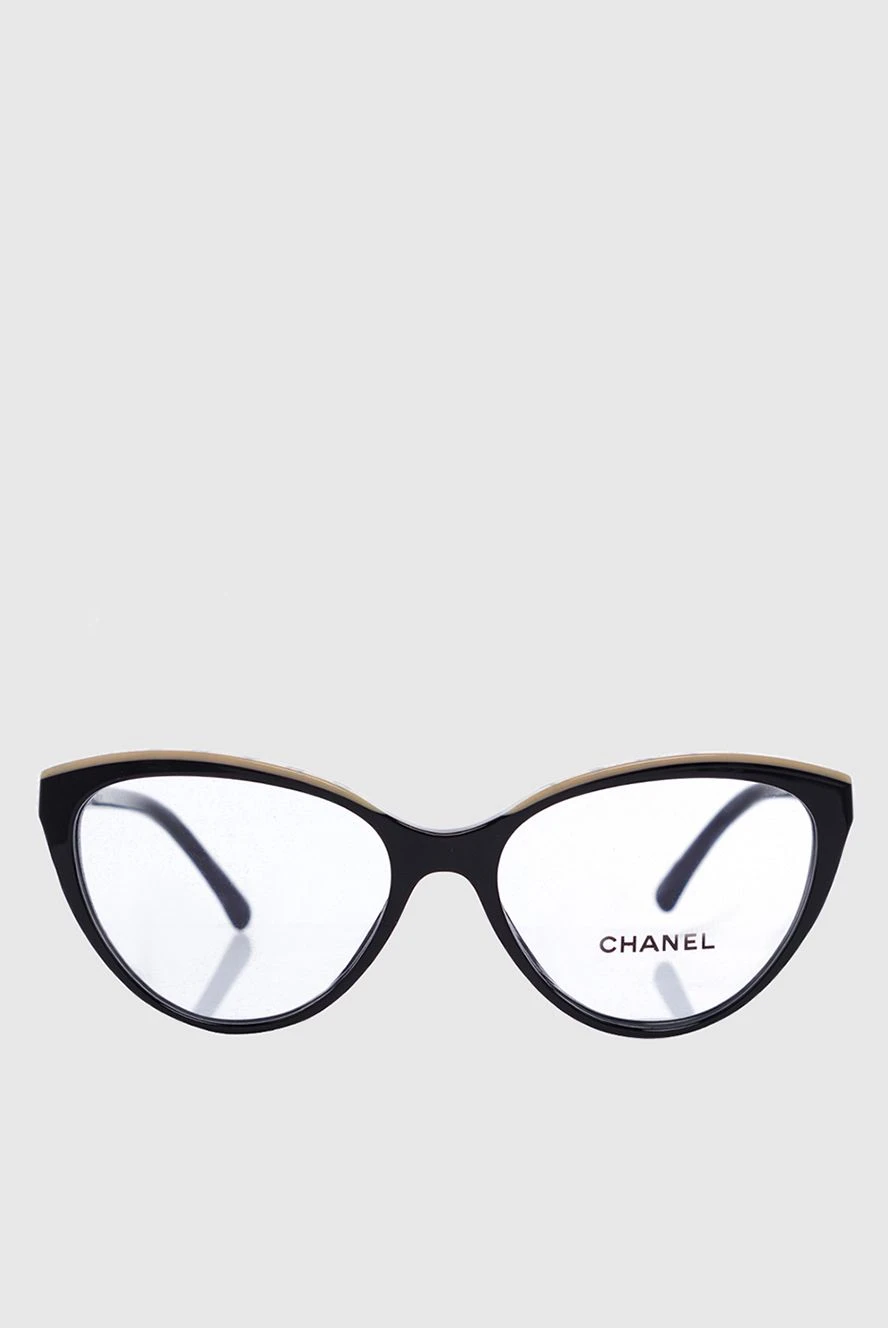 Chanel женские очки из пластика и металла черная женские купить с ценами и фото 163787
