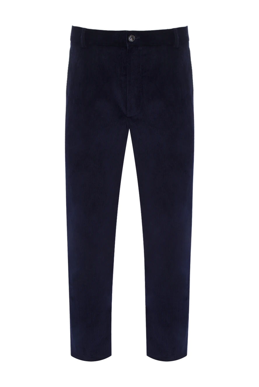 Loro Piana man blue cotton pants for men 163845 - photo 1