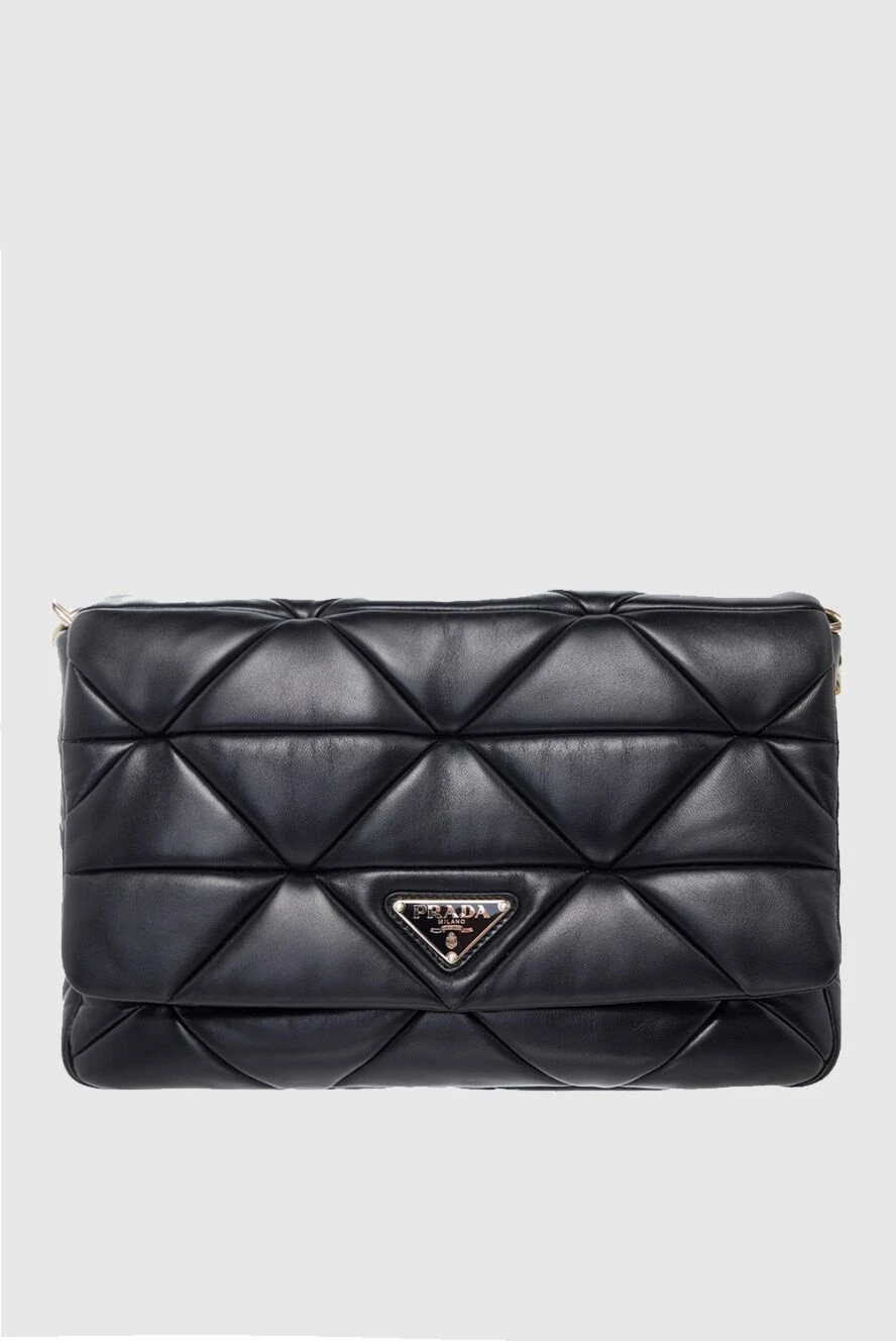 Prada black leather bag