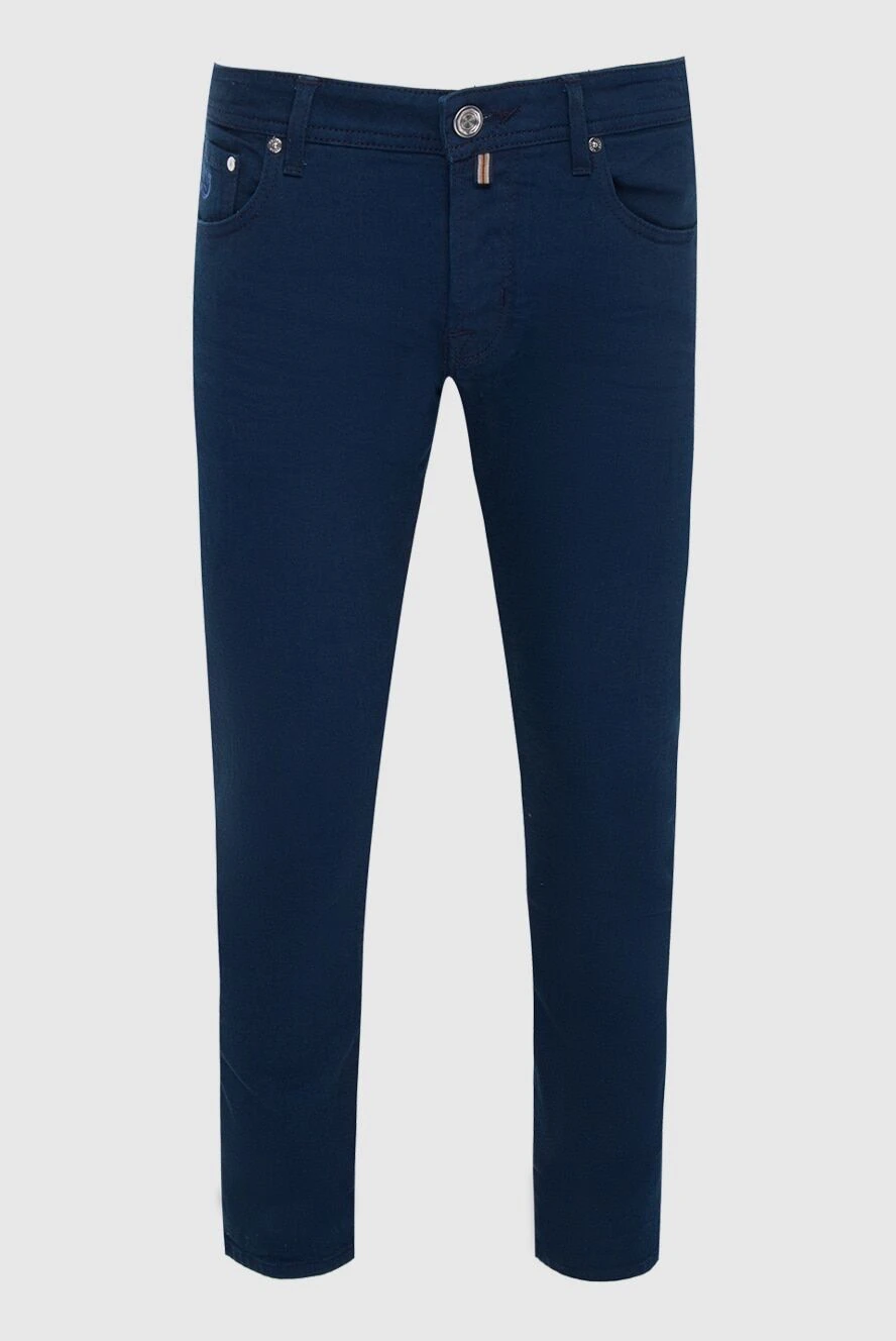 Jacob Cohen мужские джинсы из хлопка синие мужские купить с ценами и фото 163967 - фото 1
