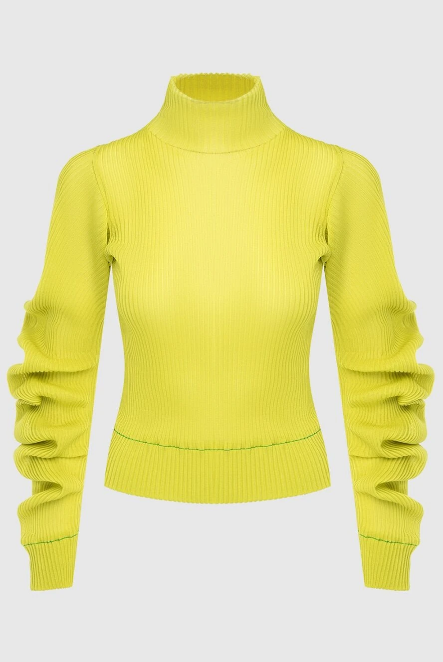 Bottega Veneta woman yellow silk jumper for women buy with prices and photos 164214 - photo 1