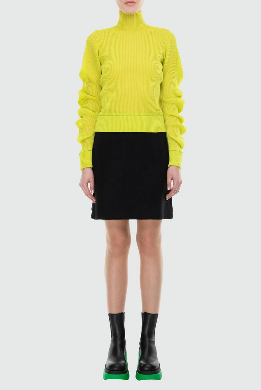 Bottega Veneta woman yellow silk jumper for women buy with prices and photos 164214 - photo 2