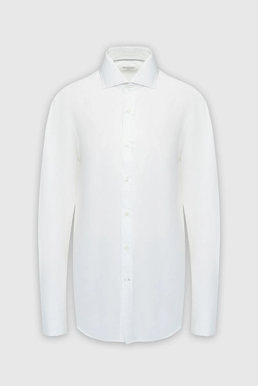 Brunello Cucinelli вишукана сорочка жіноча біла 164275 - фото 1