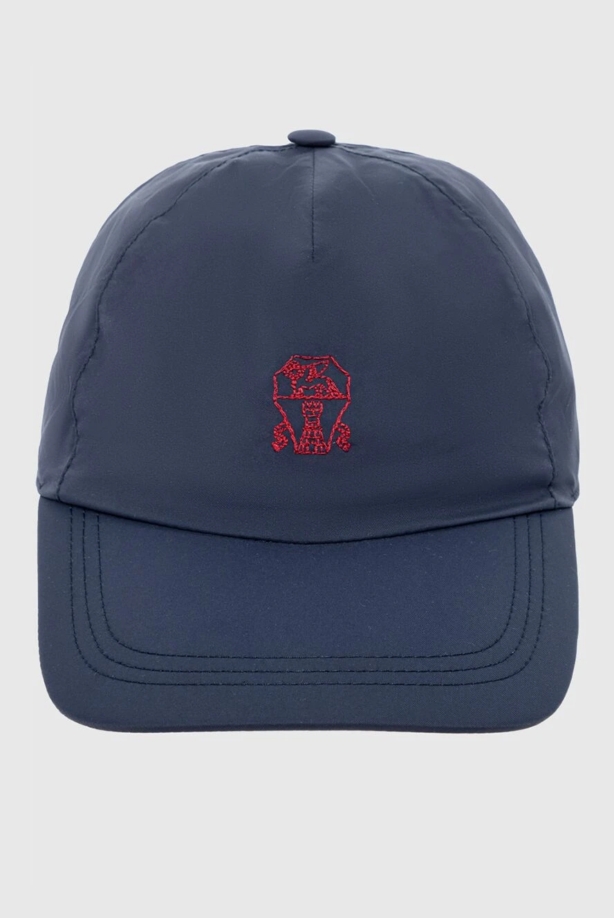 Brunello Cucinelli cap made of nylon and polyurethane blue for men 164318 - photo 1