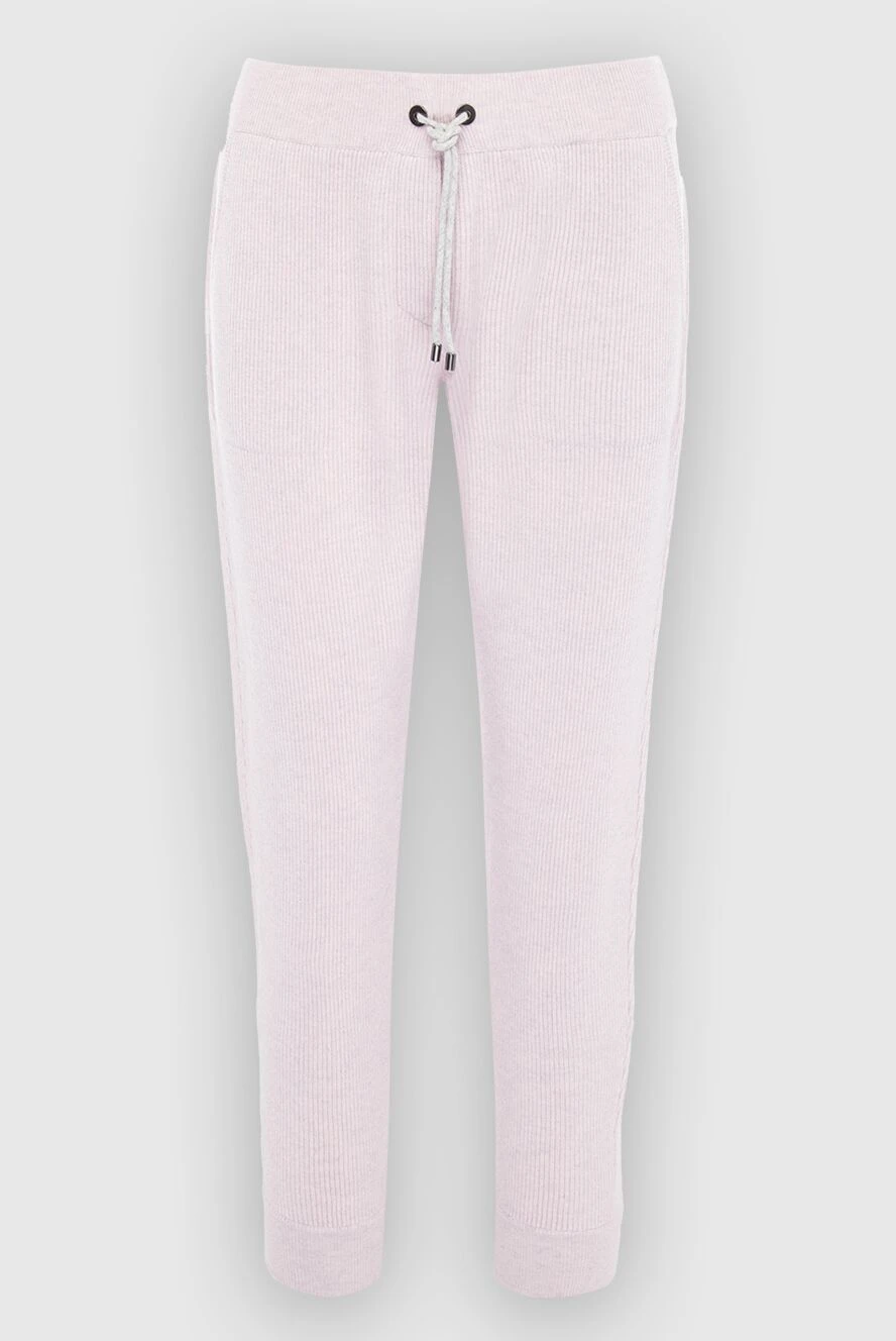 Brunello Cucinelli штани рожеві жіночі 164382 - фото 1