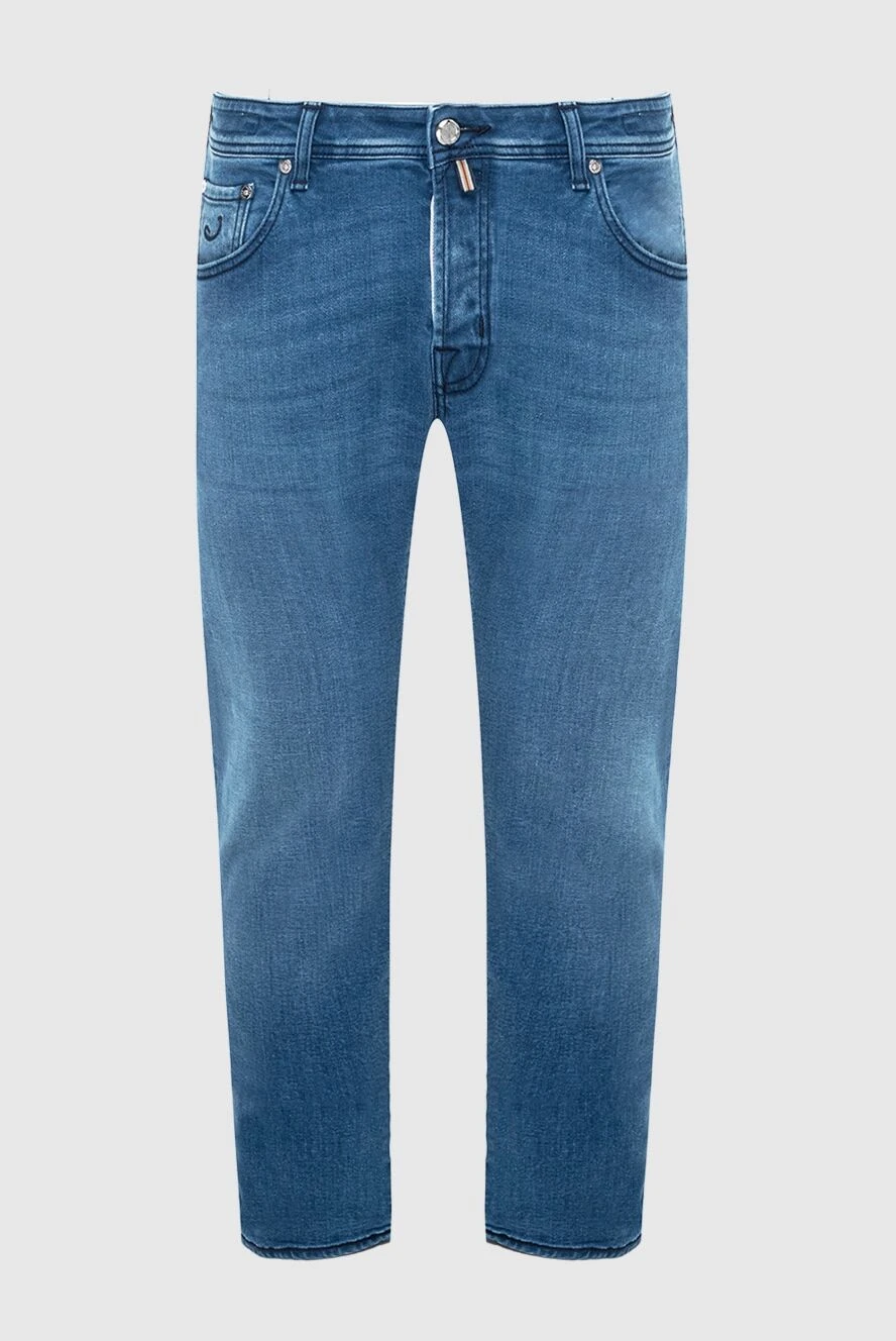 Jacob Cohen man blue cotton jeans for men buy with prices and photos 164583 - photo 1