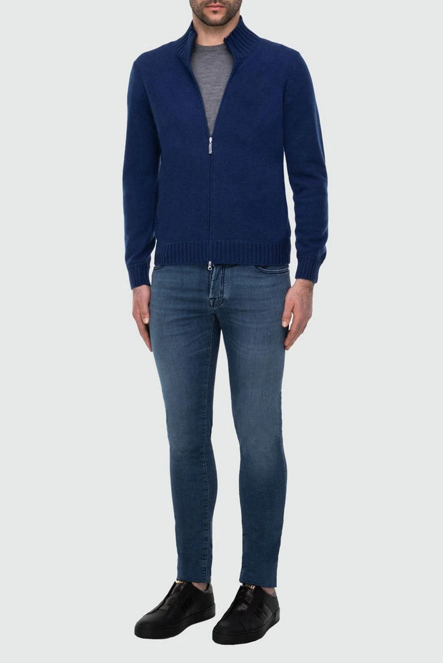 Jacob Cohen чоловічі джинси сині чоловічі купити фото з цінами 164585 - фото 2