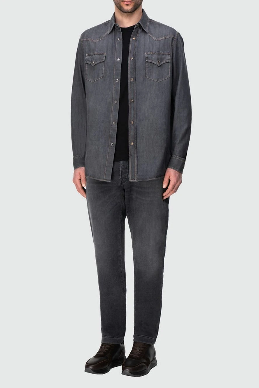 Jacob Cohen мужские джинсы синие мужские купить с ценами и фото 164588 - фото 2