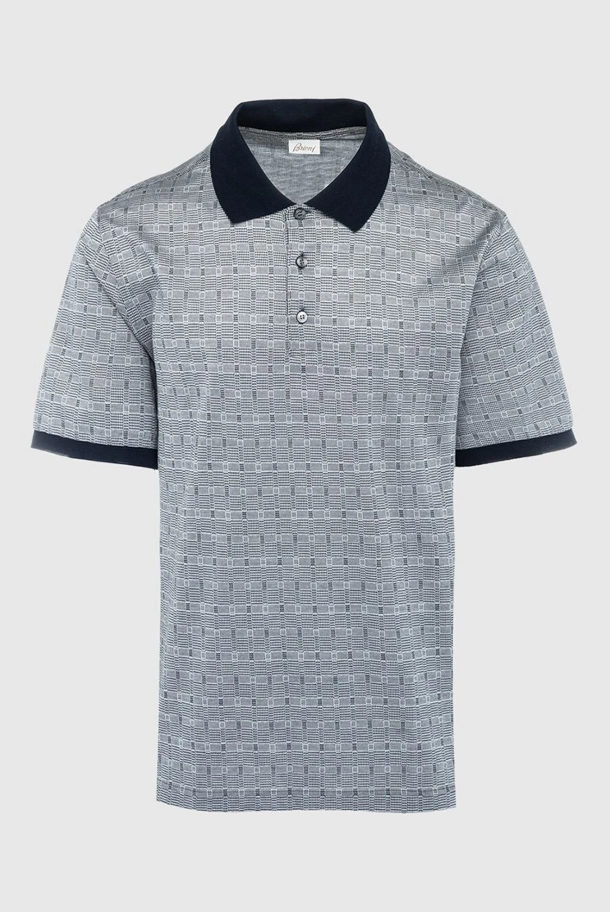 Brioni man cotton polo gray for men buy with prices and photos 164763 - photo 1