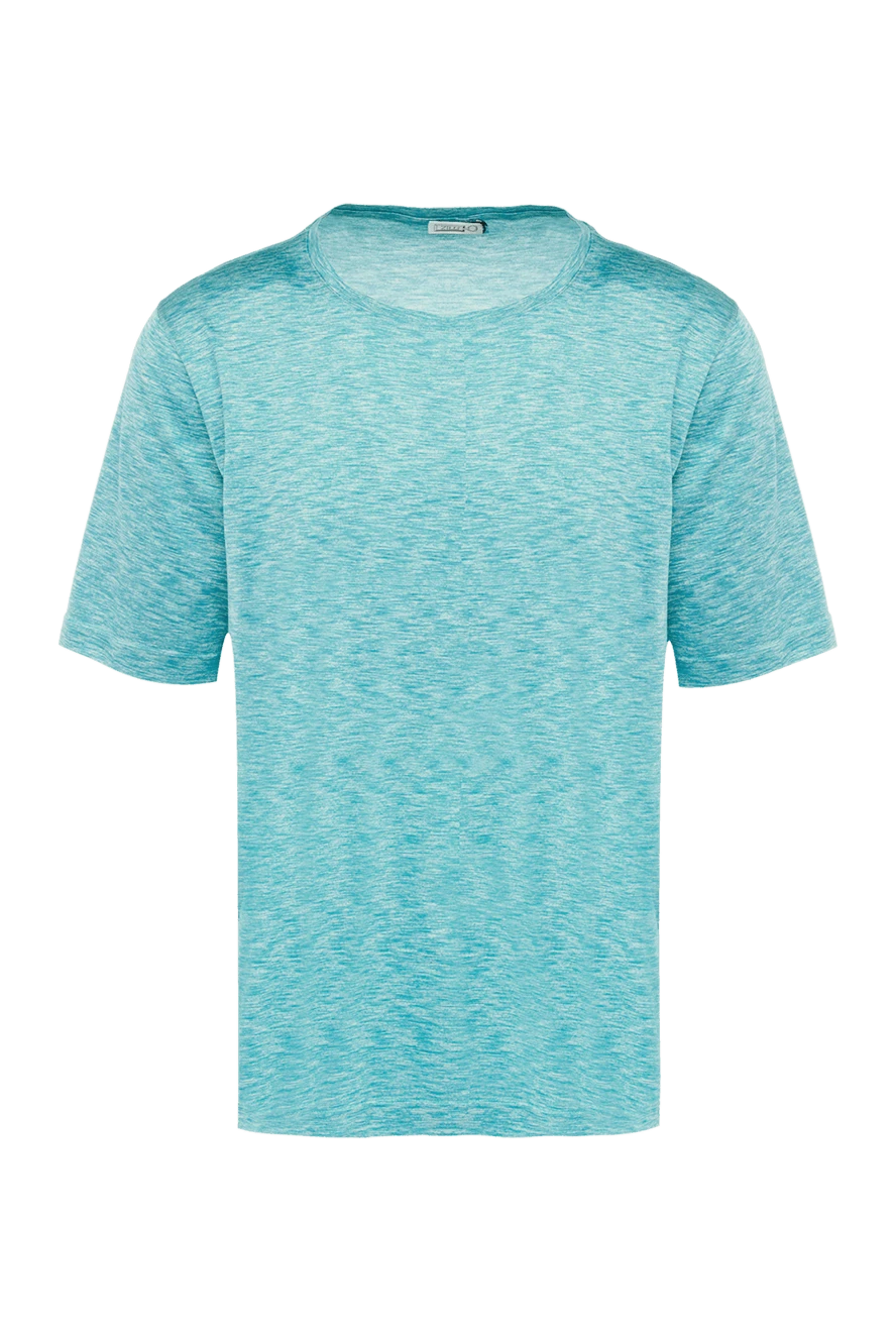 Zilli man blue silk t-shirt for men 164926 - photo 1