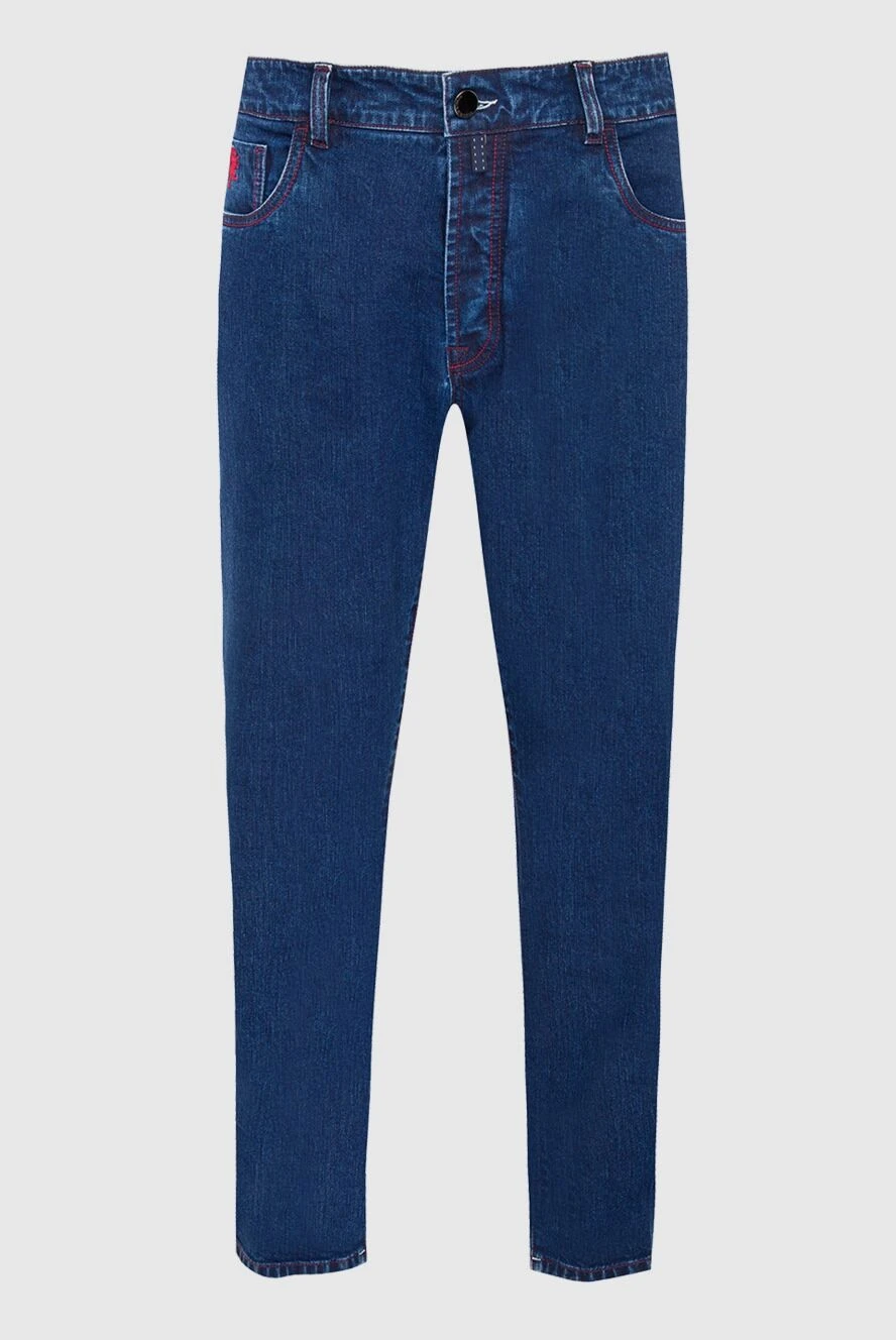 Scissor Scriptor мужские джинсы из хлопка и полиуретана синие мужские купить с ценами и фото 165046 - фото 1
