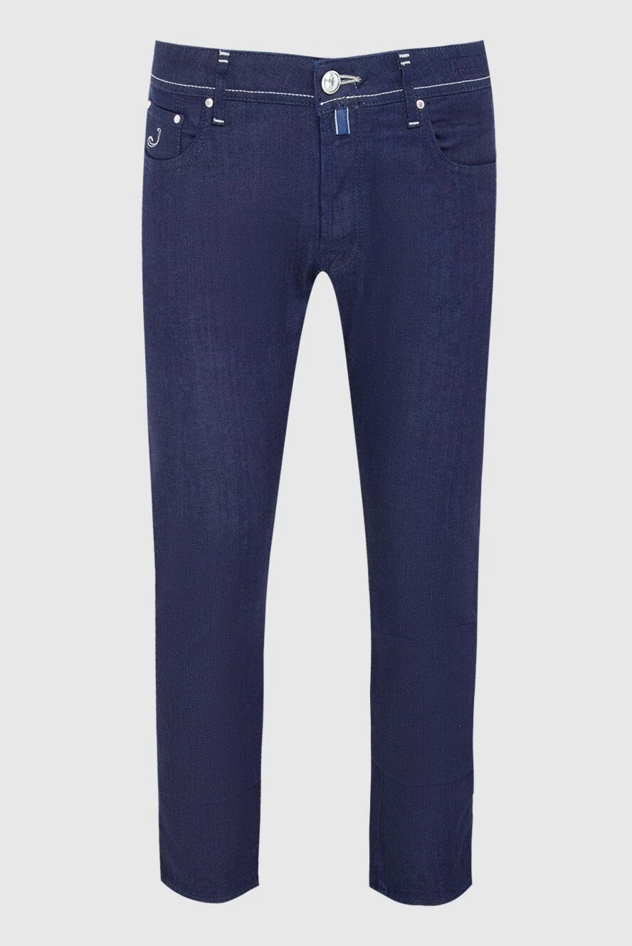 Jacob Cohen мужские джинсы из хлопка и эластана синие мужские купить с ценами и фото 165085