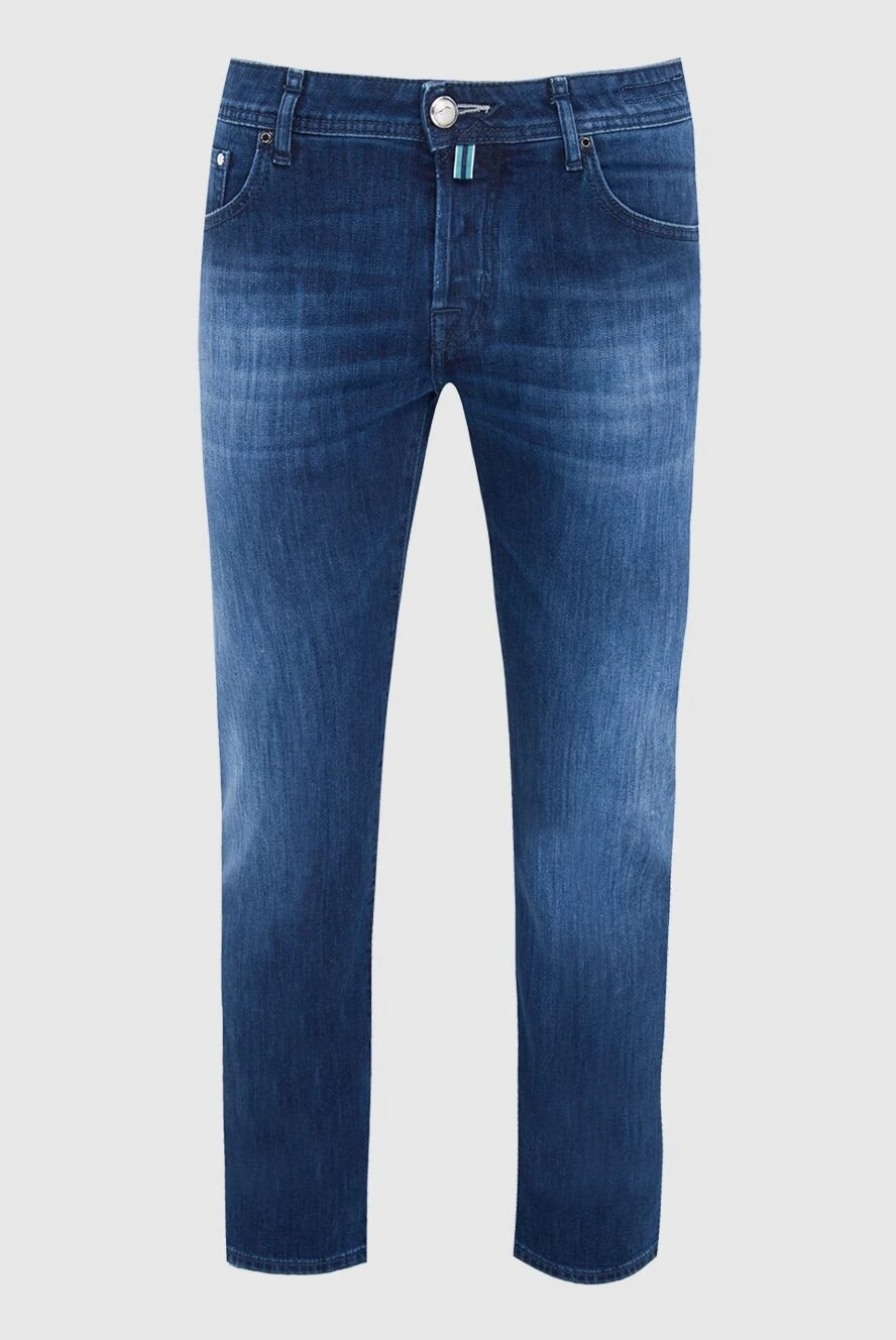 Jacob Cohen мужские джинсы из хлопка и эластана синие мужские купить с ценами и фото 165091