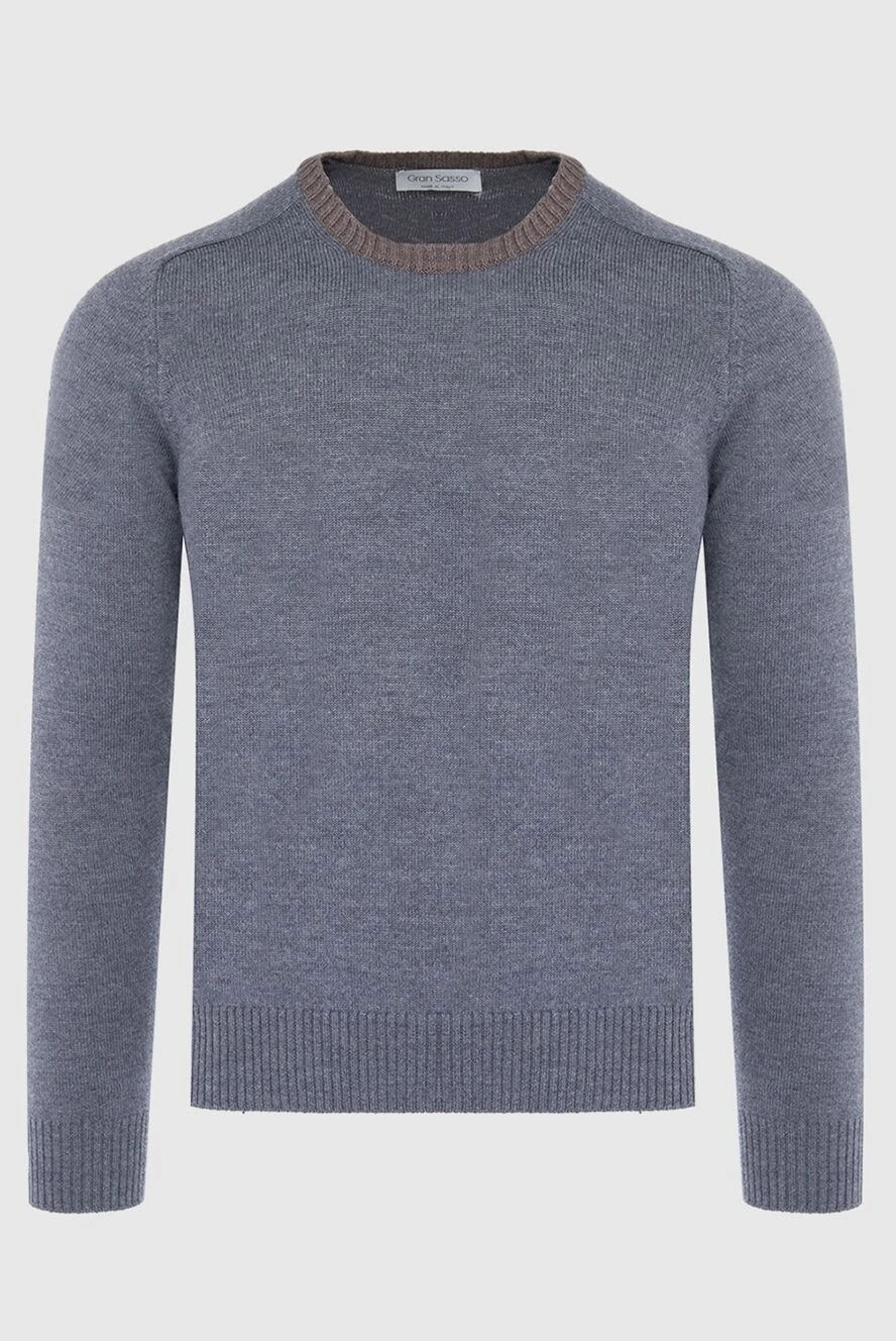 Gran Sasso gray wool sweater for men 165633 - photo 1