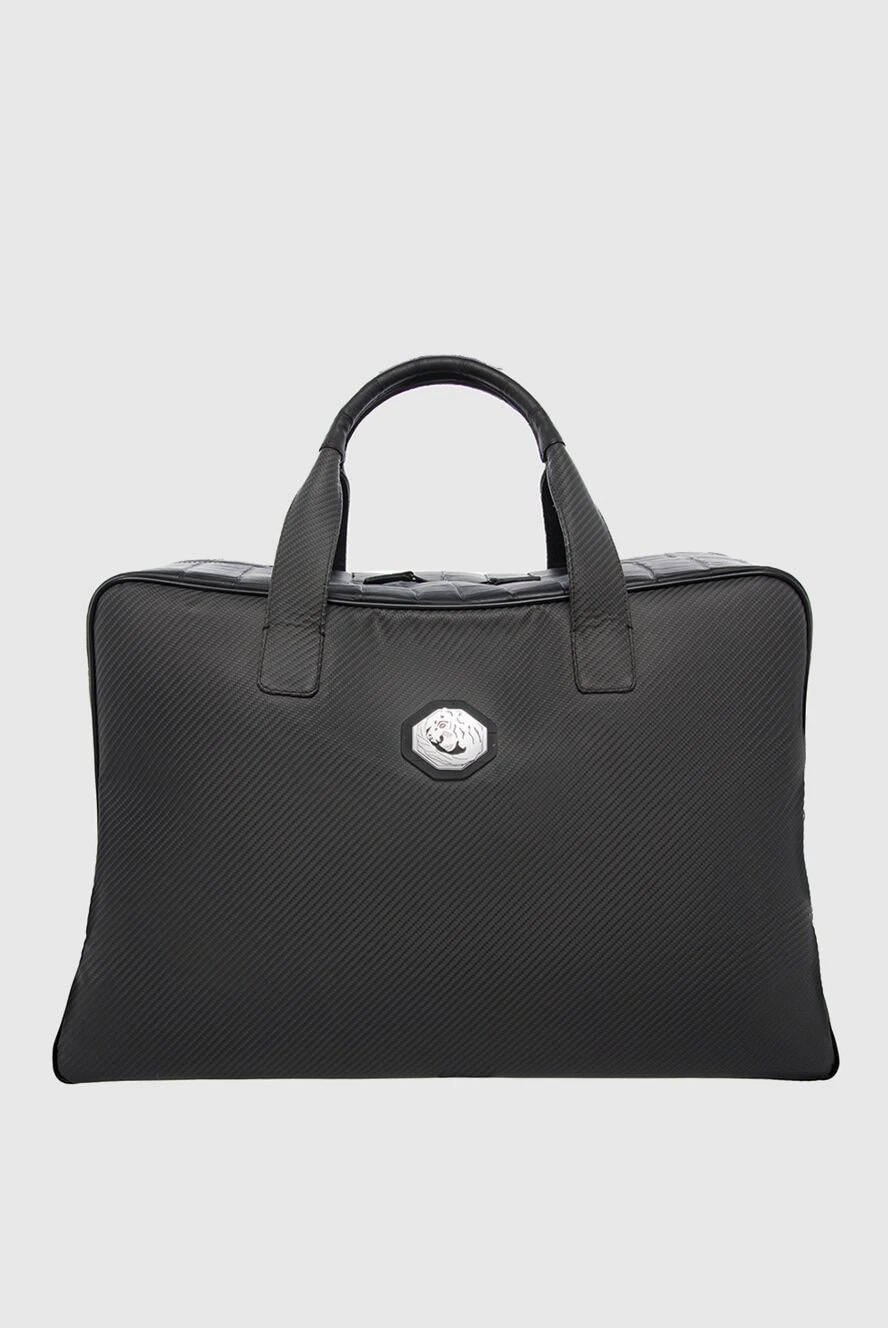 Tardini мужские сумка дорожная из кожи и карбона черная мужская купить с ценами и фото 166015