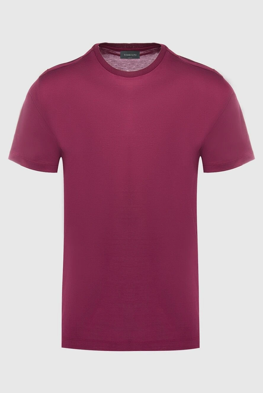 Tombolini classic crew neck tee with silky texture 196333 - photo 1