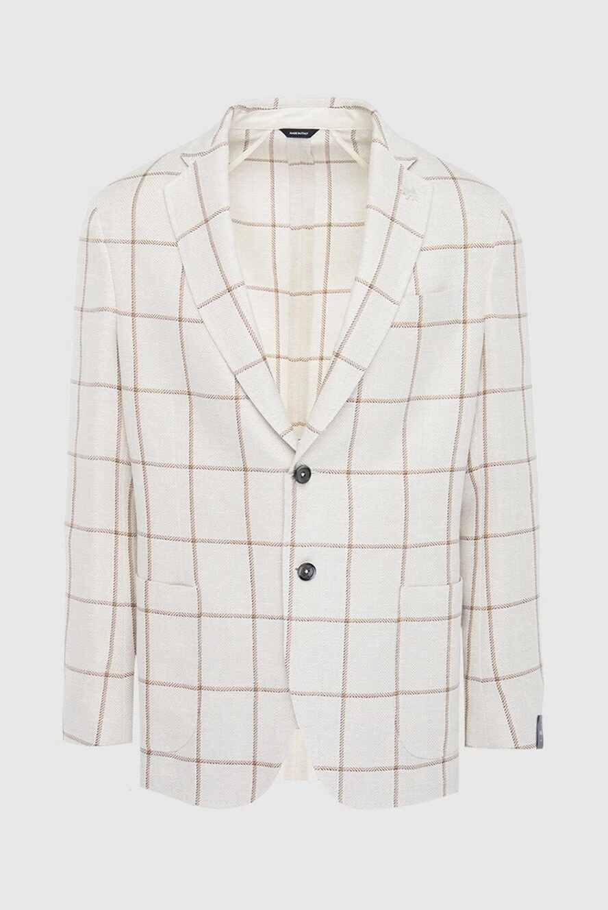 Tombolini мужские пиджак белый мужской купить с ценами и фото 166202 - фото 1