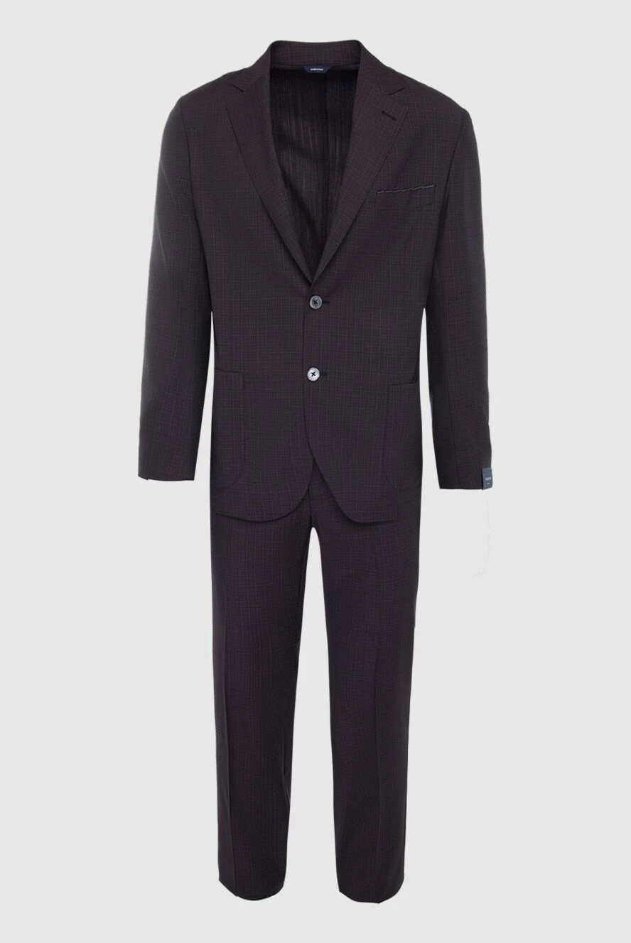 Tombolini man men's suit made of brown wool buy with prices and photos 166209 - photo 1