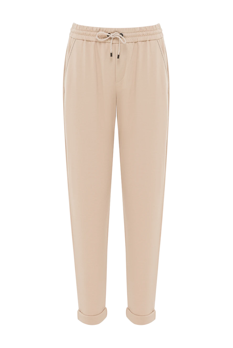 Gucci women's wide pink pants 180721 — Women trousers | Domino