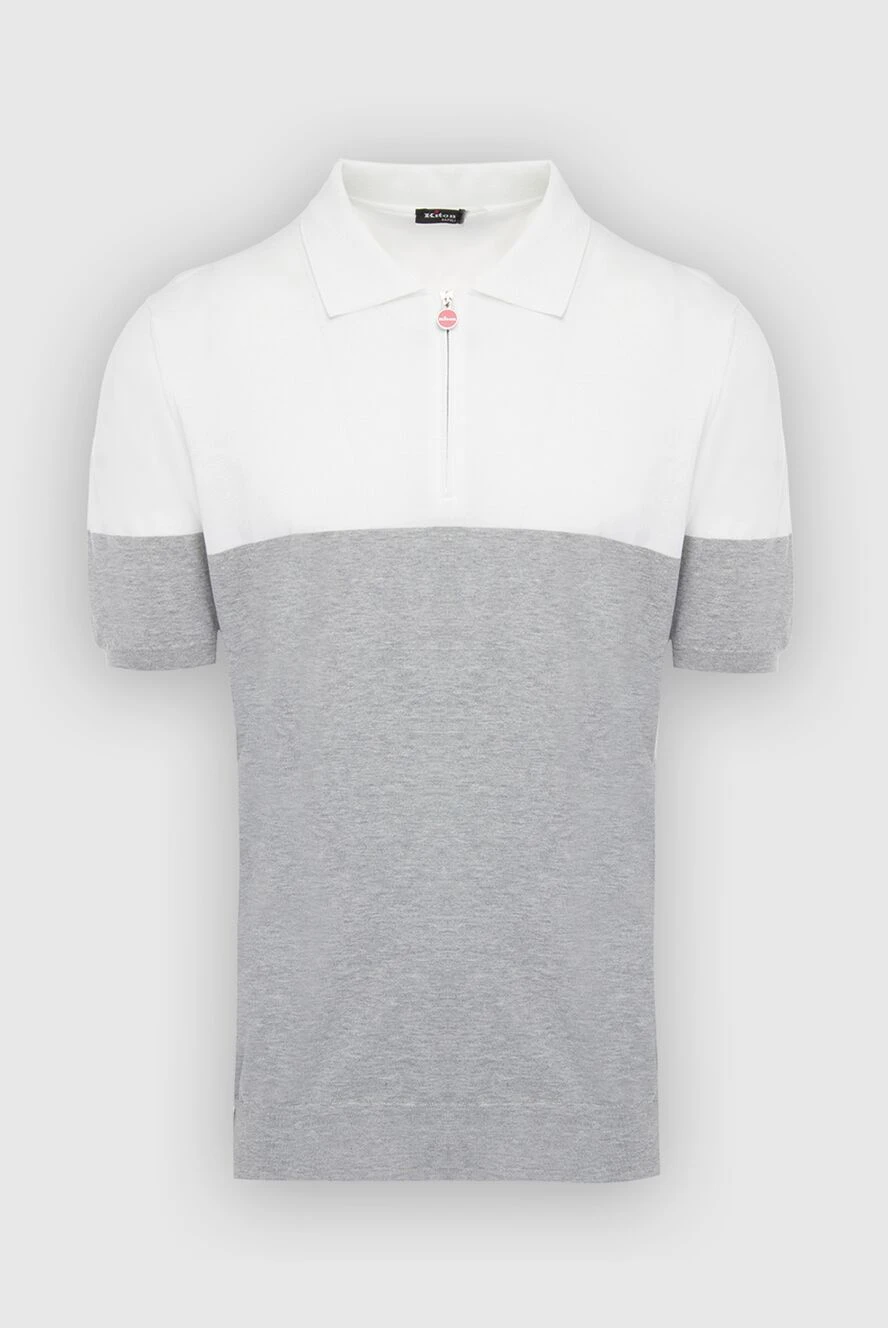 Kiton man cotton polo white for men 166319 - photo 1