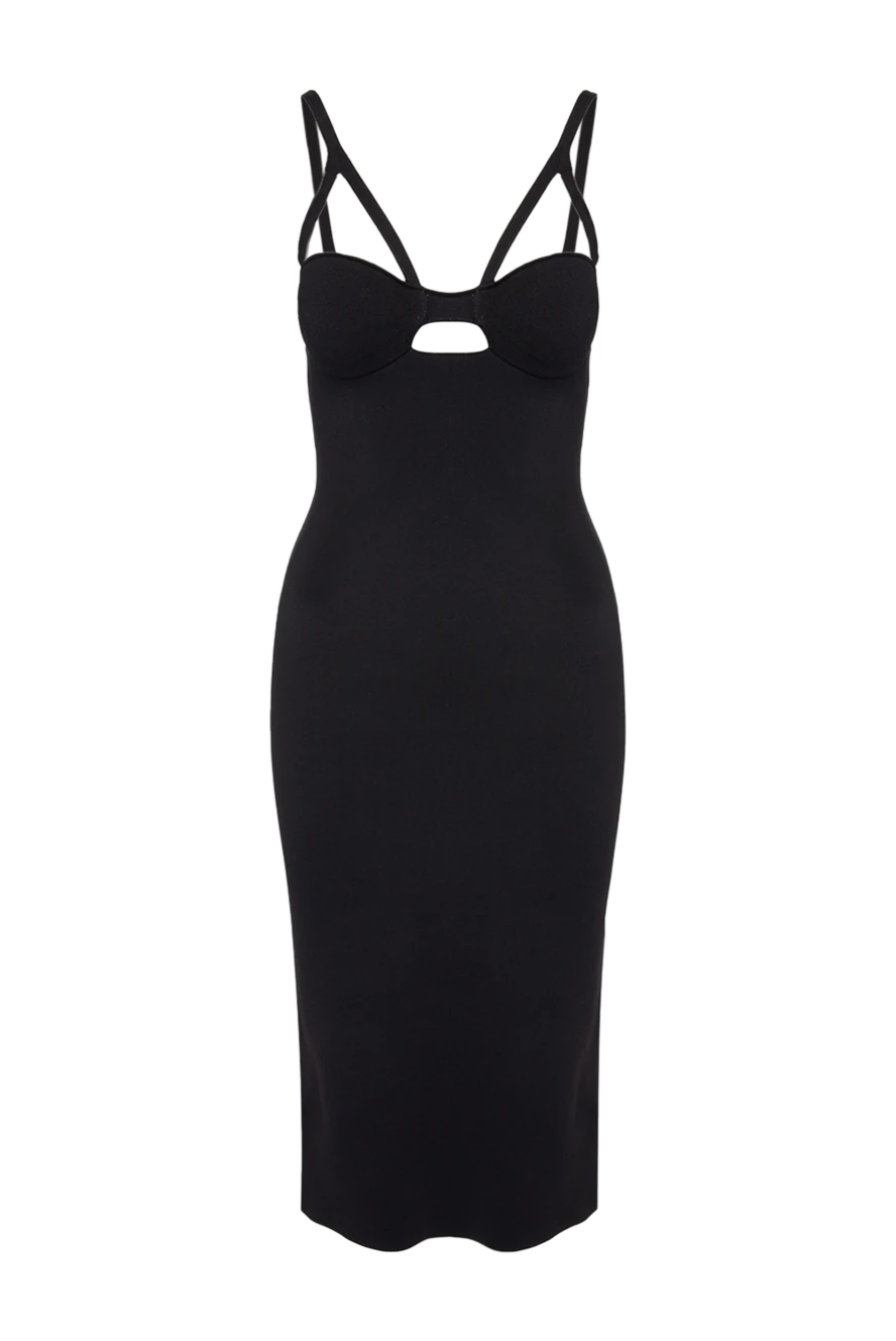 Khaite frida matte jersey dress black 166453 - photo 1