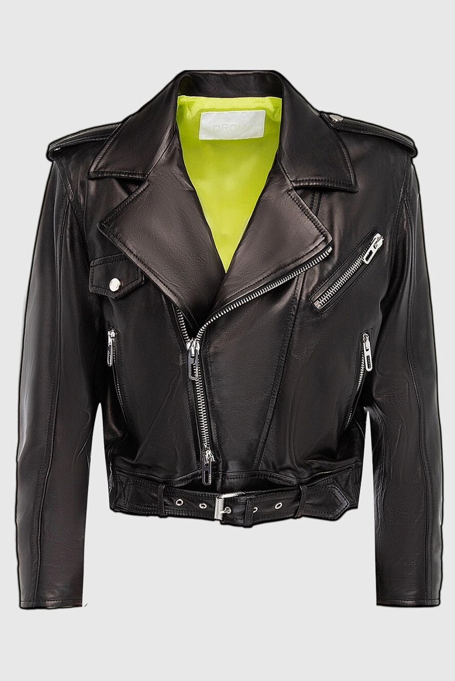 Black leather jacket