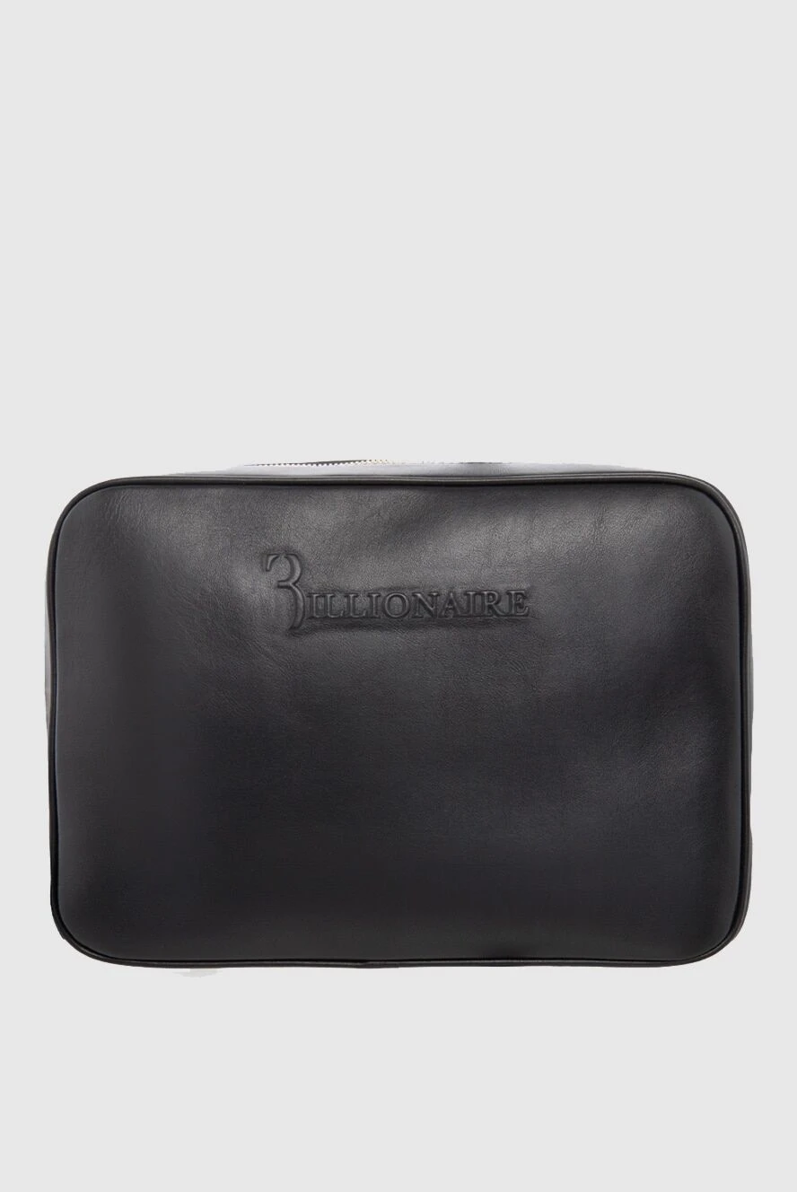 Billionaire man black men's clutch bag made of genuine leather buy with prices and photos 166479