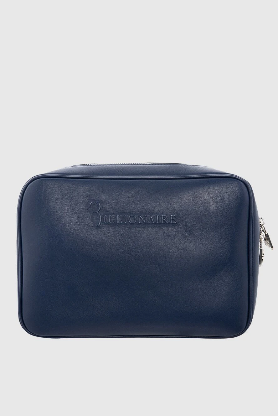 Billionaire man men's clutch bag made of genuine leather blue buy with prices and photos 166480