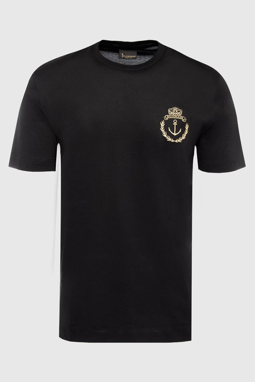 Billionaire мужские футболка из хлопка черная мужская купить с ценами и фото 166488