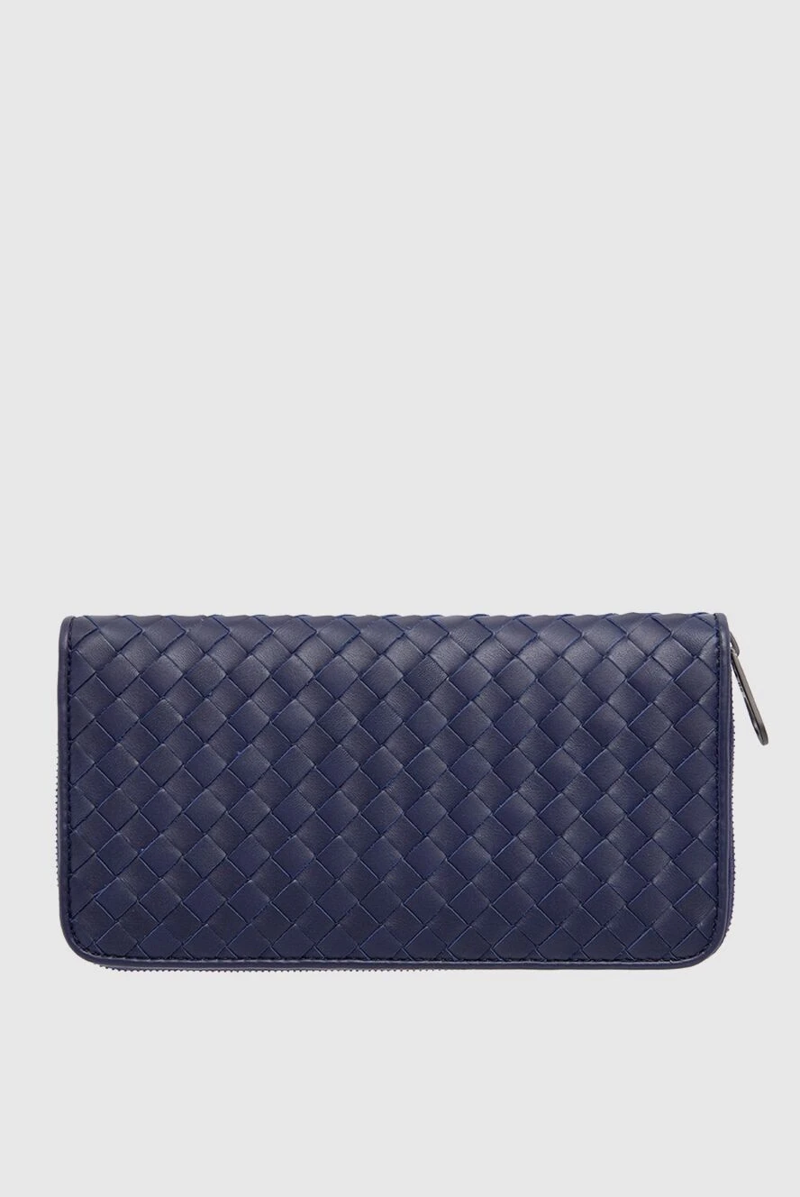 Bottega Veneta man men's clutch bag made of genuine leather blue buy with prices and photos 166502