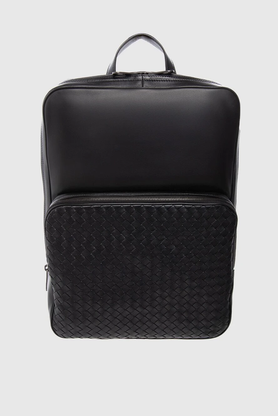 Bottega Veneta чоловічі рюкзак зі шкіри чорний чоловічий купити фото з цінами 166513 - фото 1