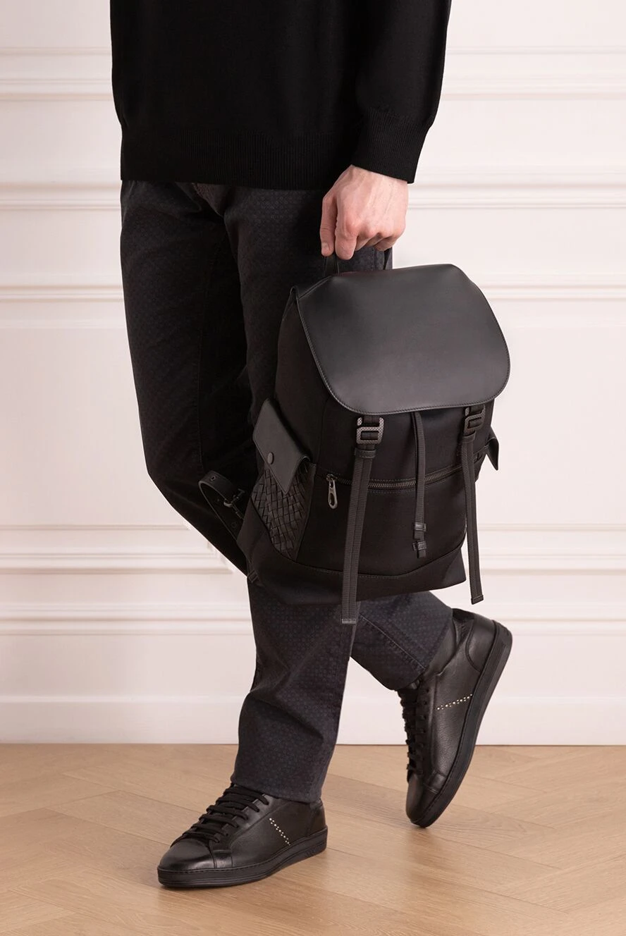 Bottega Veneta мужские рюкзак черный мужской купить с ценами и фото 166516