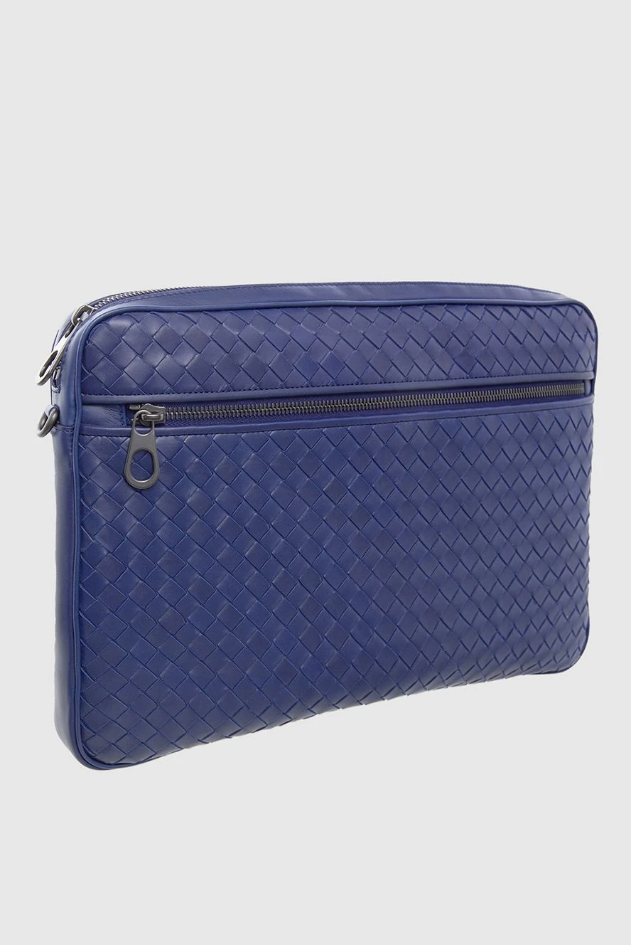 Bottega Veneta man blue genuine leather folder for men buy with prices and photos 166523