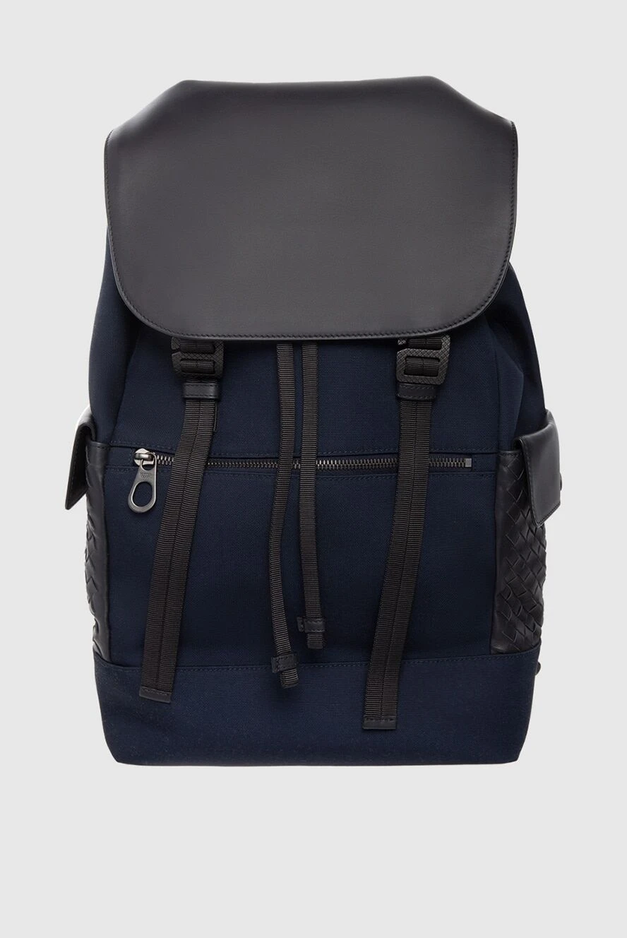 Bottega Veneta мужские рюкзак синий мужской купить с ценами и фото 166529 - фото 1