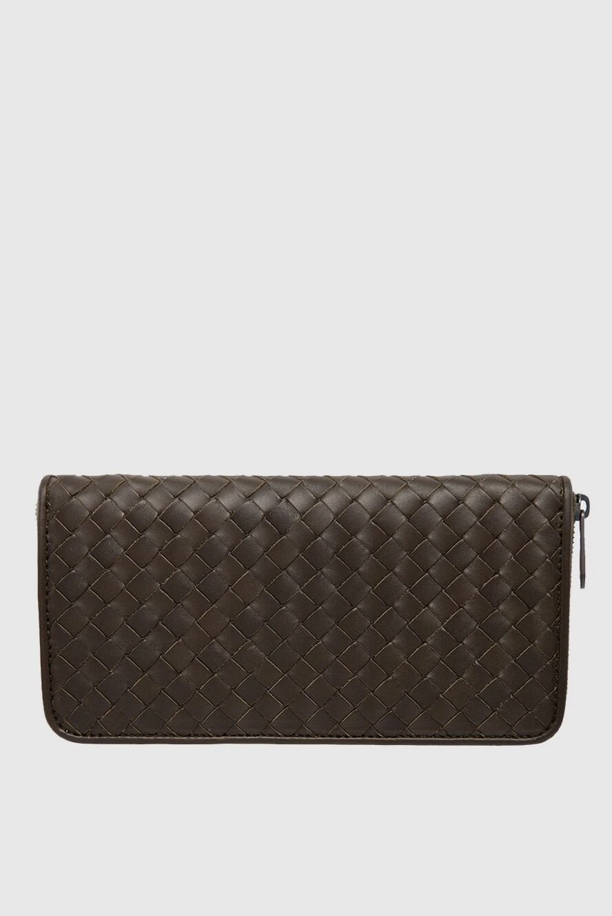 Bottega Veneta man men's clutch bag made of genuine leather green buy with prices and photos 166530 - photo 1